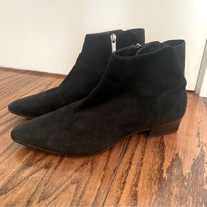 Aquatalia Black Suede Booties